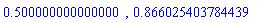 .500000000000000, .866025403784439
