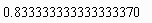 .833333333333333370