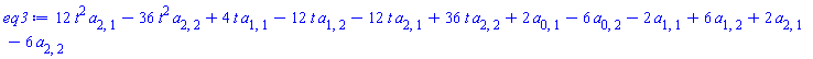 12*t^2*a[2, 1]-36*t^2*a[2, 2]+4*t*a[1, 1]-12*t*a[1, 2]-12*t*a[2, 1]+36*t*a[2, 2]+2*a[0, 1]-6*a[0, 2]-2*a[1, 1]+6*a[1, 2]+2*a[2, 1]-6*a[2, 2]
