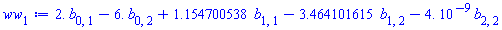 2.*b[0, 1]-6.*b[0, 2]+1.154700538*b[1, 1]-3.464101615*b[1, 2]-0.4e-8*b[2, 2]