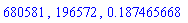 680581, 196572, .187465668