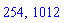 254, 1012