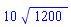10*1200^(1/2)