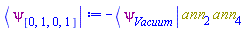 -Physics:-`*`(Physics:-Bra(psi, Vacuum), ann[2], ann[4])