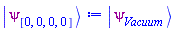 Physics:-Ket(psi, Vacuum)