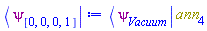 Physics:-`*`(Physics:-Bra(psi, Vacuum), ann[4])