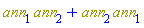 Physics:-`*`(ann[1], ann[2])+Physics:-`*`(ann[2], ann[1])