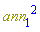 Physics:-`^`(ann[1], 2)