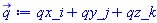 qx_i+qy_j+qz_k