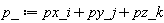 p_ := px_i+py_j+pz_k