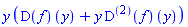 y*((D(f))(y)+y*((D@@2)(f))(y))