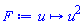 proc (u) options operator, arrow; u^2 end proc
