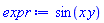 sin(x*y)