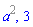 `%^`(a, 2), 3