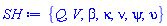 {Q, V, beta, kappa, nu, psi, upsilon}