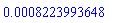 0.8223993648e-3
