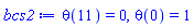 theta(11) = 0, theta(0) = 1