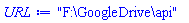 "F:\GoogleDrive\api"
