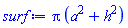 Pi*(a^2+h^2)