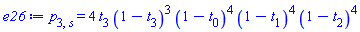 p[3, s] = 4*t[3]*(1-t[3])^3*(1-t[0])^4*(1-t[1])^4*(1-t[2])^4