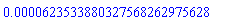 0.623533880327568262975628e-4