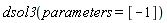 dsol3(parameters = [-1])