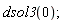 dsol3(0);