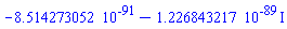 -0.8514273052e-90-0.1226843217e-88*I