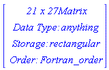 RTABLE(18446744074192896302, anything, Matrix, rectangular, Fortran_order, [], 2, 1 .. 21, 1 .. 27)