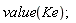 value(Ke)