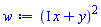 (I*x+y)^2