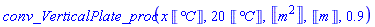 conv_VerticalPlate_proc(x*Units:-Unit(`&deg;C`), 20*Units:-Unit(`&deg;C`), Units:-Unit(m^2), Units:-Unit(m), .9)