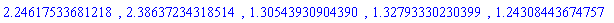 HFloat(2.2461753368121835), HFloat(2.386372343185135), HFloat(1.305439309043902), HFloat(1.3279333023039865), HFloat(1.2430844367475704)