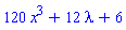 120*x^3+12*lambda+6