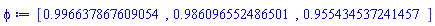 [HFloat(0.9966378676090544), HFloat(0.9860965524865014), HFloat(0.955434537241457)]