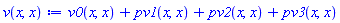 v0(x, x)+pv1(x, x)+pv2(x, x)+pv3(x, x)