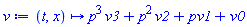 proc (t, x) options operator, arrow; p^3*v3+p^2*v2+pv1+v0 end proc