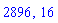2896, 16