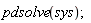 pdsolve(sys)