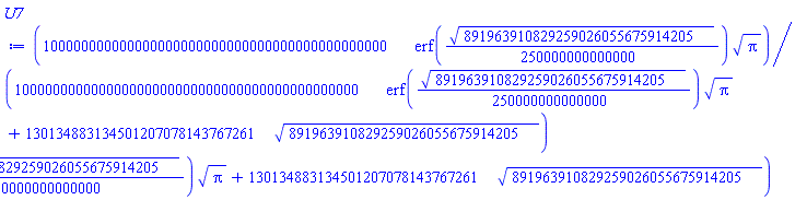 100000000000000000000000000000000000000000000*erf((1/250000000000000)*891963910829259026055675914205^(1/2))*Pi^(1/2)/(100000000000000000000000000000000000000000000*erf((1/250000000000000)*891963910829259026055675914205^(1/2))*Pi^(1/2)+130134883134501207078143767261*891963910829259026055675914205^(1/2))-100000000000000000000000000000000000000000000*erf((1/1000000000000000)*891963910829259026055675914205^(1/2)*t)*Pi^(1/2)/(100000000000000000000000000000000000000000000*erf((1/250000000000000)*891963910829259026055675914205^(1/2))*Pi^(1/2)+130134883134501207078143767261*891963910829259026055675914205^(1/2))
