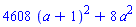 4608*(a+1)^2+8*a^2