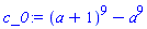 (a+1)^9-a^9