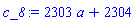 2303*a+2304