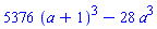5376*(a+1)^3-28*a^3