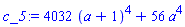 4032*(a+1)^4+56*a^4