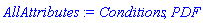 Conditions, PDF