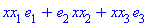 xx[1]*e[1]+e[2]*xx[2]+xx[3]*e[3]