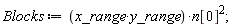 Blocks := x_range*y_range*n[0]^2