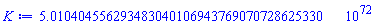 0.5010404556293483040106943769070728625330e73