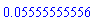 0.5555555556e-1